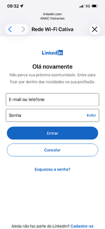 Entrar Linkedin