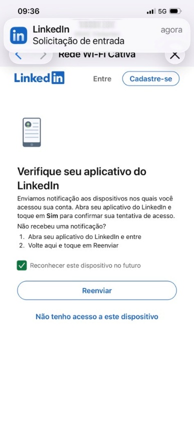 Confirmar Login