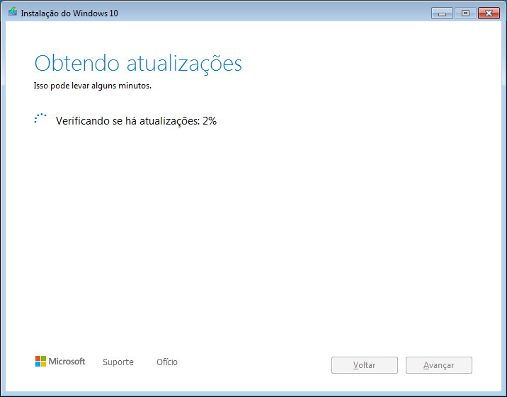 Instalação do Windows 10