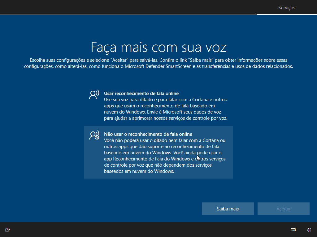 Pós-instalação do Windows 10